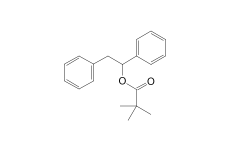 1,2-diphenylethyl pivalate