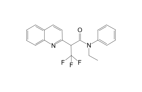 N-Ethyl-N-Phenyl-2-(2'-quinolinyl)-1,1,1-trifluoropropionamide