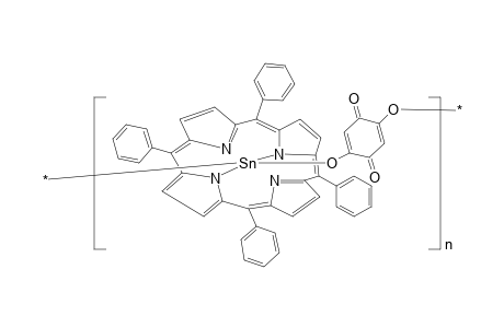 Poly[Oxy-2,5-benzoquinonyleneoxy(tetraphenylporphine)-stannanediyl]