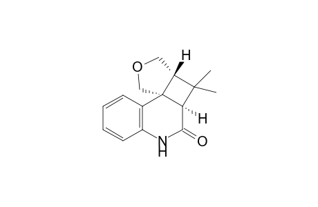 (3aR,4aR,10bR)-4,4-Dimethyl-3,3a,4,4a-tetrahydro-1Hfuro[3',4':2,3]cyclobuta[1,2-c]quinol-5(6H)-one