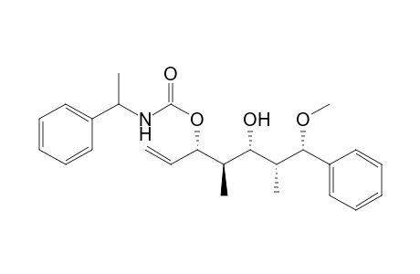 2,4-Dimethyl-3-hydroxy-5-methoxy-5-phenyl-1-vinylpentan-N-(S)-1-(pheny)ethylcarbamate isomer