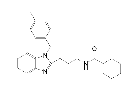 cyclohexanecarboxamide, N-[3-[1-[(4-methylphenyl)methyl]-1H-benzimidazol-2-yl]propyl]-