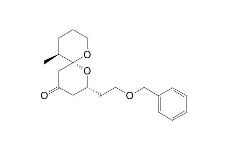 (2R,6R,11S)-2-(2-(Benzyloxy)ethyl)-11-methyl-1,7-dioxaspiro[5.5]undecan-4-one