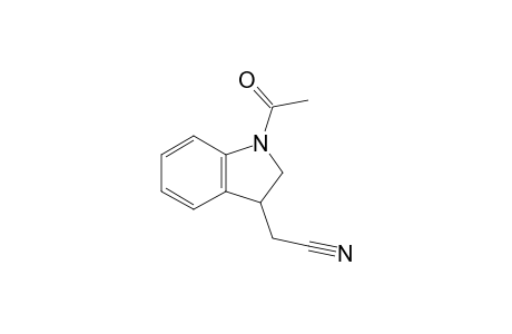 2-(1-acetyl-2,3-dihydroindol-3-yl)acetonitrile