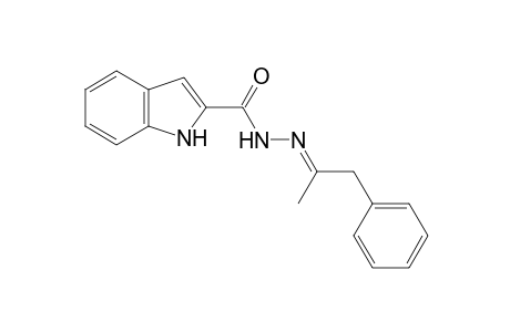 indole-2-carboxylic acid, (α-methylphenethylidene)hydrazide