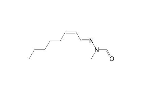 Hydrazinecarboxaldehyde, methyl-2-octenylidene-, (Z,E)-