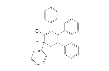 Benzene, 1,1',1'',1'''-(4-chloro-5-methyl-6-methylene-1,3-cyclohexadiene-1,2,3 ,5-tetrayl)tetrakis-