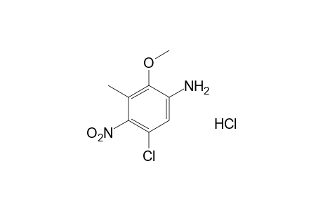 5-chloro-3-methyl-4-nitro-o-anisidine, hydrochloride