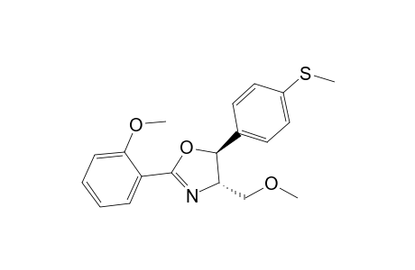 (4S,5S)-4-Methoxymethyl-2-(2-methoxyphenyl)-5-[4-(methylthio)phenyl]-2-oxazoline
