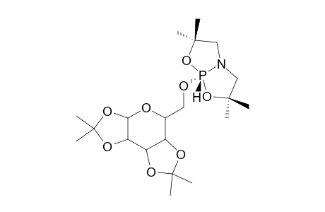 3,3,7,7-TETRAMETHYL-1-[1,2,3,4-DI-O-ISOPROPYLIDENE-ALPHA-D-GALACTOPYRANOSYLOXY]-2,8-DIOXA-5-AZA-1-PHOSPHA(V)-BICYCLO-[3.3.0]-OCTANE