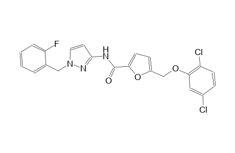 5-[(2,5-dichlorophenoxy)methyl]-N-[1-(2-fluorobenzyl)-1H-pyrazol-3-yl]-2-furamide