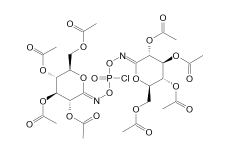 D-Gluconimidic acid, N,N'-[(chlorophosphinylidene)bis(oxy)]bis-, di-.delta.-lactone, 2,2',3,3',4,4',6,6'-octaacetate