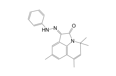 (1E)-4,4,6,8-tetramethyl-4H-pyrrolo[3,2,1-ij]quinoline-1,2-dione 1-(phenylhydrazone)