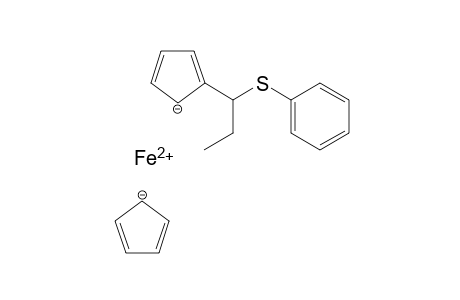 iron(II) 2-(1-(phenylthio)propyl)cyclopenta-2,4-dien-1-ide cyclopenta-2,4-dien-1-ide