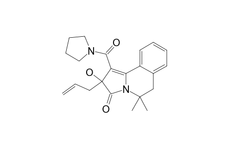 2-ALLYL-2-OXY-3-OXO-5,5-DIMETHYL-1-PYRROLIDYLCARBONYL-2,3,5,6-TETRAHYDROPYRROLO-[2.1-A]-ISOQUINOLINE