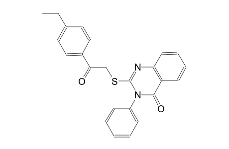 4(3H)-quinazolinone, 2-[[2-(4-ethylphenyl)-2-oxoethyl]thio]-3-phenyl-