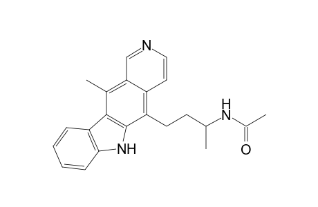 6H-Pyrido[4,3-b]carbazole, acetamide deriv.