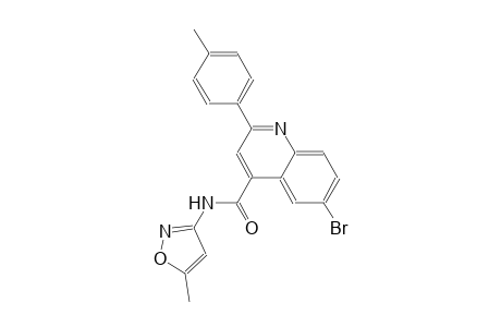 6-bromo-N-(5-methyl-3-isoxazolyl)-2-(4-methylphenyl)-4-quinolinecarboxamide