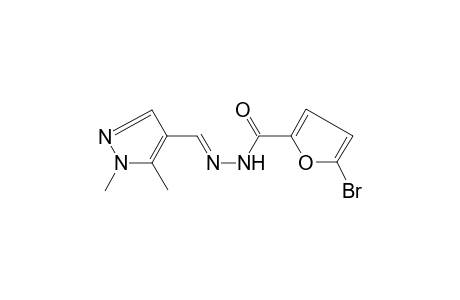 5-Bromo-N'-[(E)-(1,5-dimethyl-1H-pyrazol-4-yl)methylidene]-2-furohydrazide