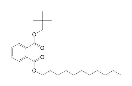 Phthalic acid, neopentyl undecyl ester