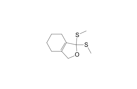 Isobenzofuran, 1,3,4,5,6,7-hexahydro-1,1-bis(methylthio)-