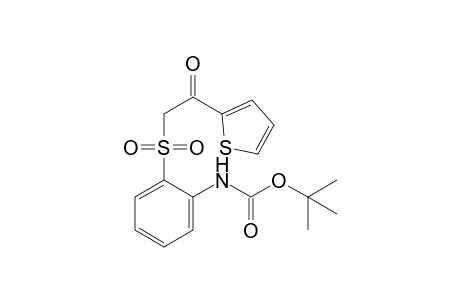 tert-Butyl 2-{[2-oxo-2-(2-thienyl)ethyl]sulfonyl}phenyl-carbamate