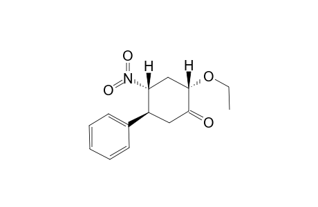 (2S,4R,5S)-2-ethoxy-4-nitro-5-phenyl-1-cyclohexanone