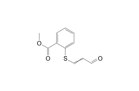 3-(2-Carbomethoxyphenylmercapto)-acrolein