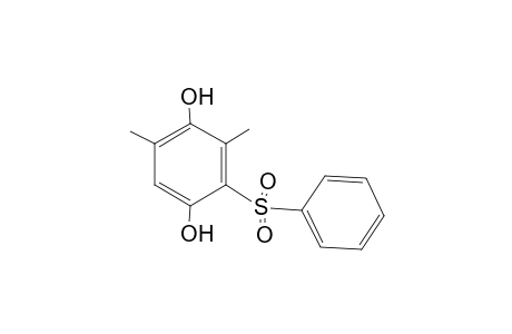2,6-Dimethyl-3-(phenylsulfonyl)-1,4-hydroquinone
