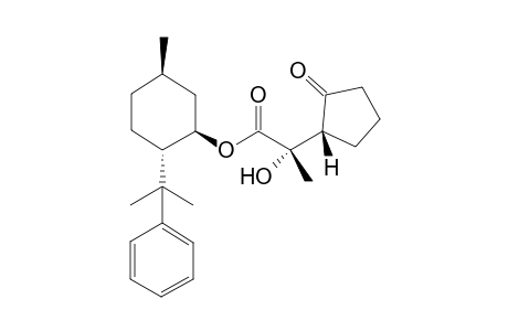 (2S,3S)-5-Methyl-2-(1-methyl-1-phenylethyl)cyclohexyl 2-hydroxy-2-(2-oxocyclopentyl)propanoate