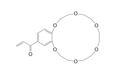 1-(2,3,5,6,8,9,11,12,14,15-decahydro-1,4,7,10,13,16-benzohexaoxacyclooctadecin-18-yl)-2-propen-1-one