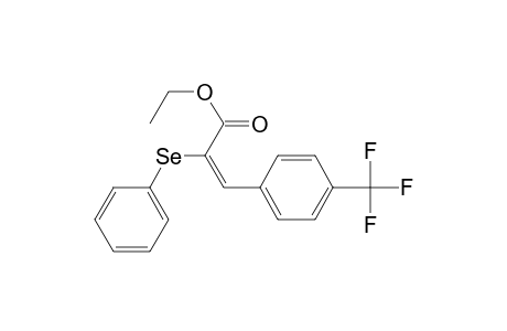 (E)-ETHYL-2-(PHENYLSELENO)-3-[4-(TRIFLUOROMETHYL)-PHENYL]-2-PROPENOATE