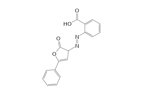 Benzoic acid, 2-[2-(2,3-dihydro-2-oxo-5-phenyl-3-furanyl)diazenyl]-