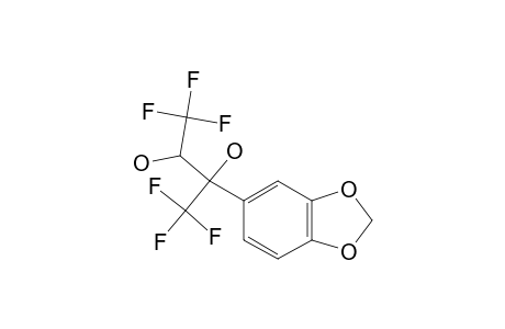 2-(1,3-benzodioxol-5-yl)-1,1,1,4,4,4-hexafluoro-butane-2,3-diol