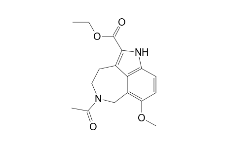 5-Acetyl-7-methoxy-3,4,5,6-tetrahydro-1H-azepino[5,4,3-cd]indole-2-carboxylic acid ethyl ester