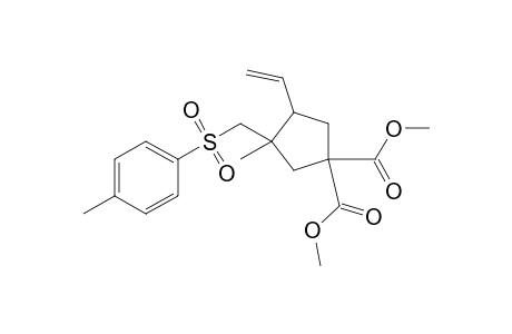 1,1-Dicarbomethoxyl-3-methyl-3-p-toluenesulfonylmethyl-4-vinylcyclopentane isomer