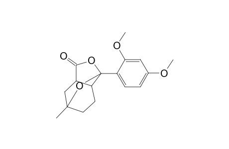 7a-(2,4-Dimethoxyphenyl)tetrahydro-6-methyl-3,6-methano-4H-furo[2,3-b]pyran-2(3H)-one