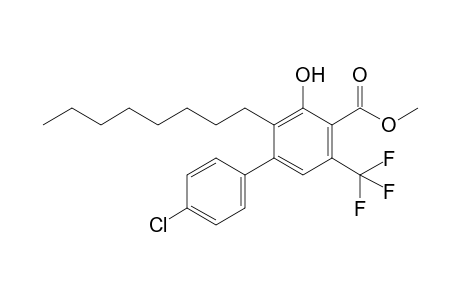 Methyl4'-chloro-3-hydroxy-2-octyl-5-(trifluoromethyl)biphenyl-4-carboxylate