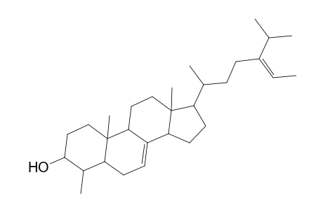 Stigmasta-7,24(28)-dien-3-ol, 4-methyl-, (3.beta.,4.alpha.,5.alpha.,24Z)-