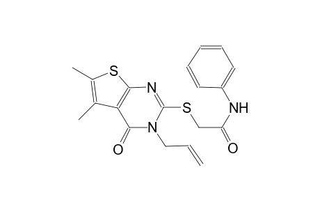 acetamide, 2-[[3,4-dihydro-5,6-dimethyl-4-oxo-3-(2-propenyl)thieno[2,3-d]pyrimidin-2-yl]thio]-N-phenyl-