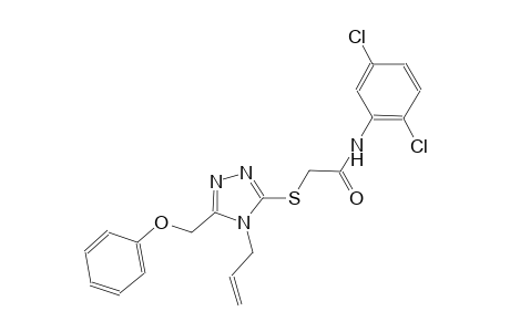 2-{[4-allyl-5-(phenoxymethyl)-4H-1,2,4-triazol-3-yl]sulfanyl}-N-(2,5-dichlorophenyl)acetamide