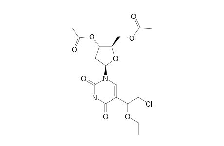 5-(1-ETHOXY-2-CHLOROETHYL)-3',5'-DI-O-ACETYL-2'-DEOXYURIDINE