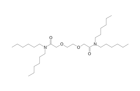 Acetamide, 2,2'-[1,2-ethanediylbis(oxy)]bis[N,N-dihexyl-