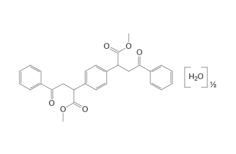 2,2'-p-PHENYLENEBIS[3-BENZOYLPROPIONIC ACID], DIMETHYL ESTER, HEMIHYDRATE