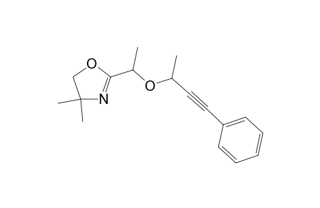 4,4-Dimethyl-2-[1-(1-methyl-3-phenylprop-2-ynyloxy)ethyl]-4,5-dihydro-1,3-oxazole