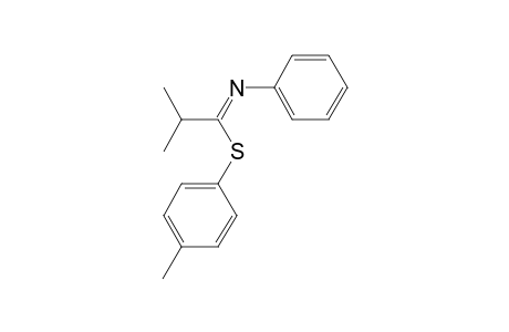 N-Phenyl-S-(p-tolyl)-isopropyl-isothioamide