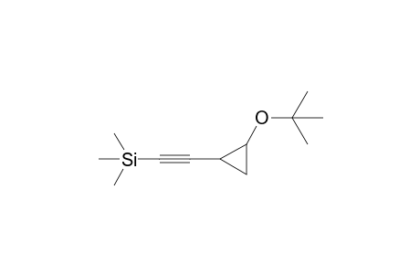 (E)-1-[2-(Trimethylsilyl)ethynyl]-2-t-butoxycyclopropane
