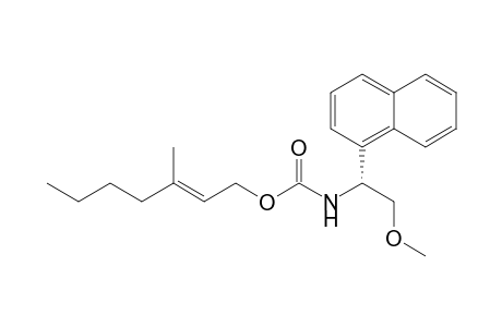 (E)-(R)-3-Methyl-2-heptenyl N-[2-Methoxy-1-(1-naphthyl)ethyl] Carbamate