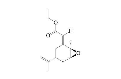 (E)-(4C-ISOPROPENYL-1R-METHYL-(6CH)-7-OXABICYCLO-[4.1.0]-HEPT-2-YLIDEN)-ESSIGSAEURE-ETHYLESTER
