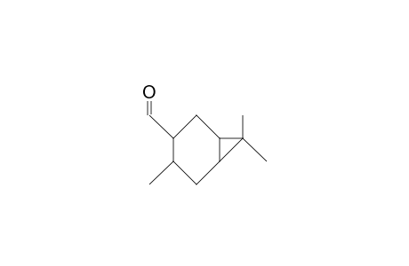 endo-3-Formyl-endo-4,7,7-trimethyl-bicyclo(4.1.0)heptane